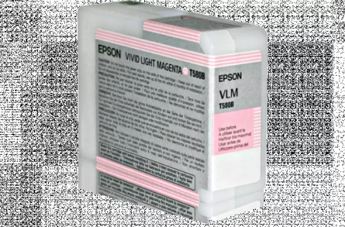 Epson T580B Vivid Light Magenta Eredeti Tintapatron