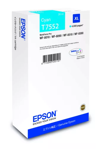 Epson T7552 Cyan Eredeti Tintapatron