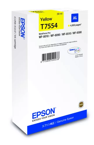 Epson T7554 Yellow Eredeti Tintapatron