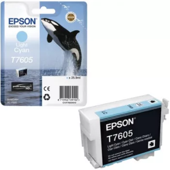Epson T7605 Light Cyan Eredeti Tintapatron