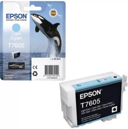 Epson T7605 Light Cyan Eredeti Tintapatron