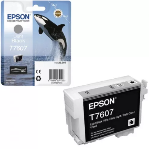 Epson T7607 Eredeti Tintapatron Light Bk