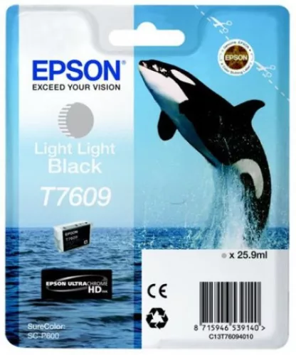 Epson T7609 Light Light Black Eredeti Tintapatron