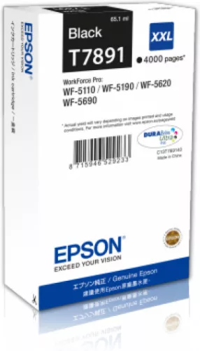 Epson T7891 Black Eredeti Tintapatron