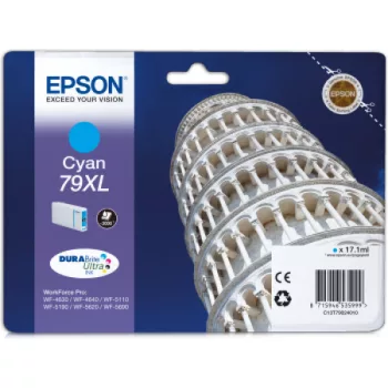 Epson T7902 Cyan Eredeti Tintapatron No.79XL