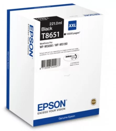 Epson T8651 Black Eredeti Tintapatron