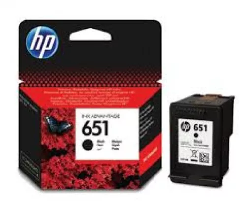 HP 651 Black C2P10AE Eredeti Tintapatron