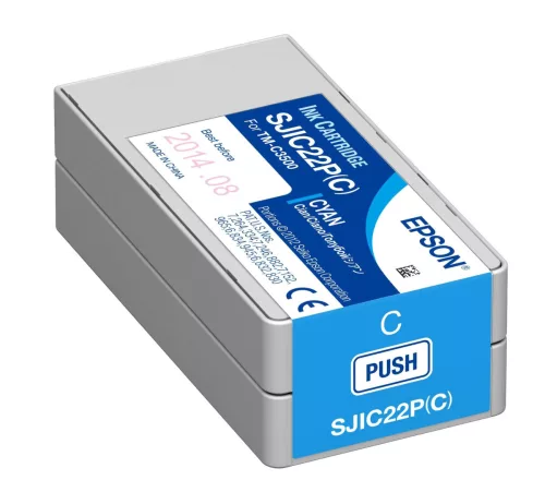 Epson SJIC22P(C) C3500 Cyan Eredeti Tintapatron