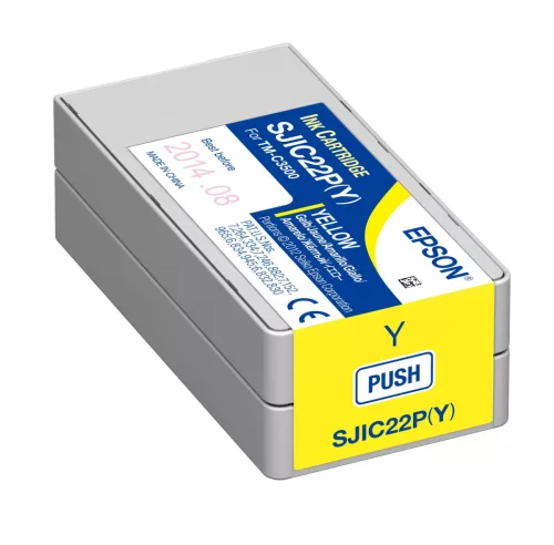 Epson SJIC22P(Y) C3500 Yellow Eredeti Tintapatron