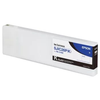 Epson SJIC26P(K) C7500 Black Eredeti Tintapatron