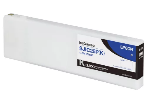 Epson SJIC26P(K) C7500 Black Eredeti Tintapatron