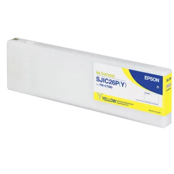 Epson SJIC26P(Y) C7500 Yellow Eredeti Tintapatron
