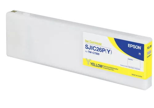 Epson SJIC26P(Y) C7500 Yellow Eredeti Tintapatron