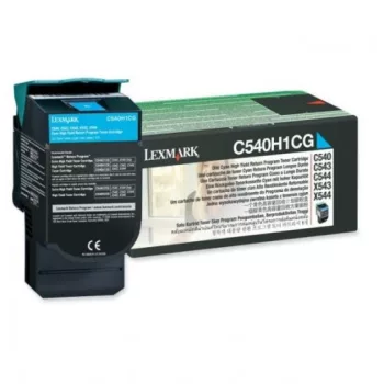 Lexmark C54x/X54x High Return Toner Cyan 2K Eredeti C540H1CG