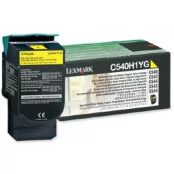   Lexmark C54x/X54x High Return Toner Yellow 2K Eredeti C540H1YG