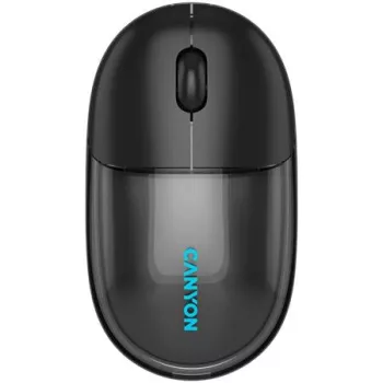   Egér, vezeték nélküli, dual-mode kapcsolat, optikai, CANYON "OnClick 24", fekete