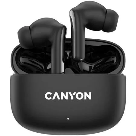 Fülhallgató, TWS vezeték nélküli, Bluetooth 5.4, CANYON "OnGo 9", fekete