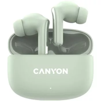   Fülhallgató, TWS vezeték nélküli, Bluetooth 5.4, CANYON "OnGo 9", zsálya