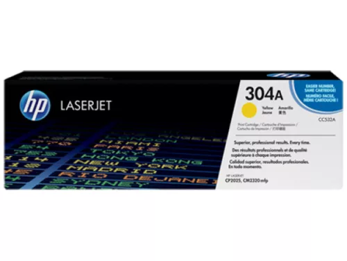 HP CC532A No.304A Yellow Eredeti Toner