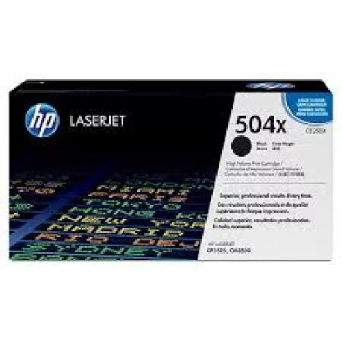 HP CE250X No.504X Black Eredeti Toner