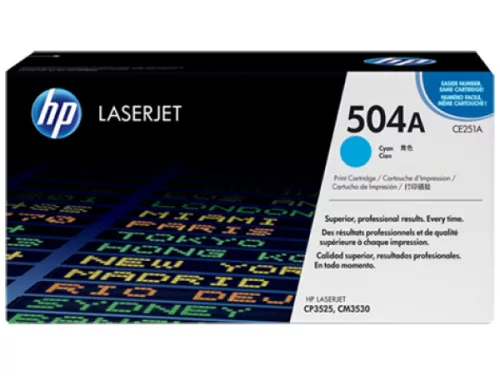 HP CE251A No.504A Cyan Eredeti Toner
