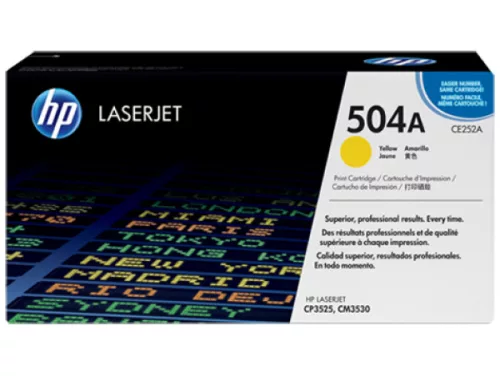 HP CE252A No.504A Yellow Eredeti Toner