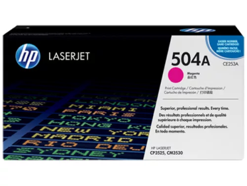 HP CE253A No.504A Magenta Eredeti Toner