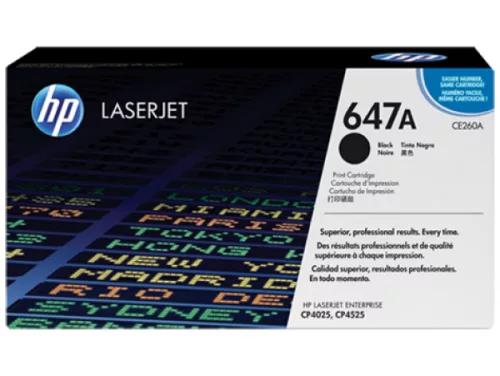 HP CE260A No.647A Black Eredeti Toner