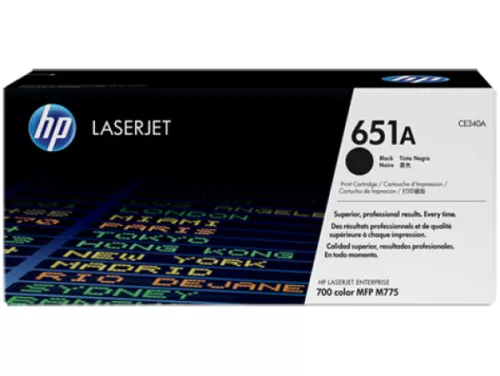 HP CE340A No.651A Black Eredeti Toner