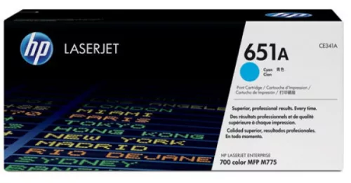 HP CE341A No.651A Cyan Eredeti Toner
