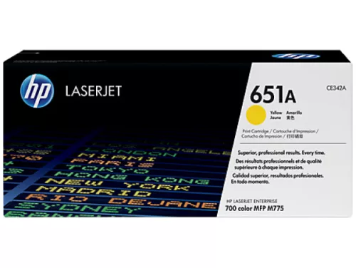 HP CE342A No.651A Yellow Eredeti Toner