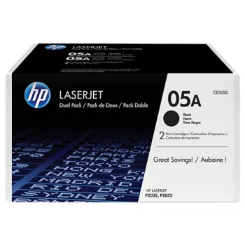 HP CE505D 2* No.05A Black Eredeti Toner