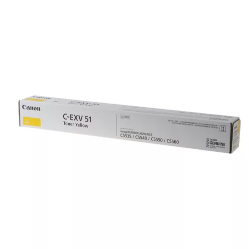 Canon C-EXV51 Yellow Eredeti Toner
