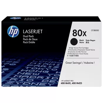 HP CF280XD 2* No.80X Black Eredeti Toner