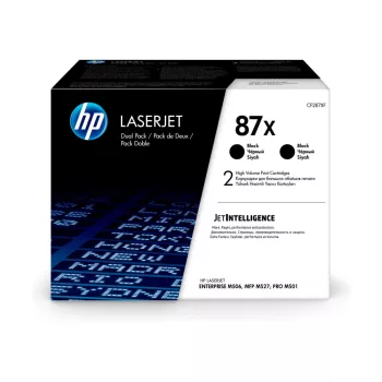 HP CF287XD 2* No.87X Black Eredeti Toner