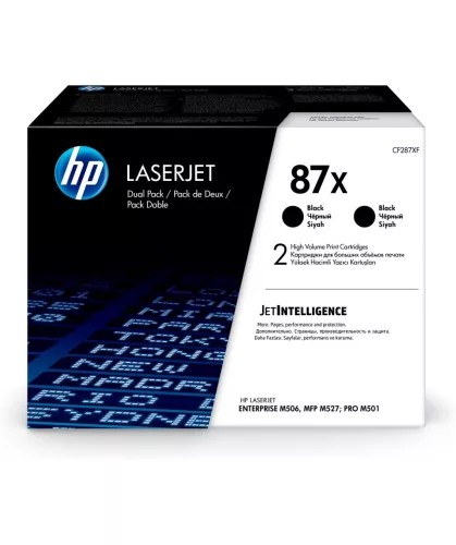 HP CF287XD 2* No.87X Black Eredeti Toner