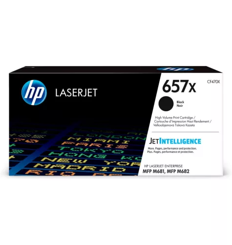 HP CF470X No.657X Black Eredeti Toner