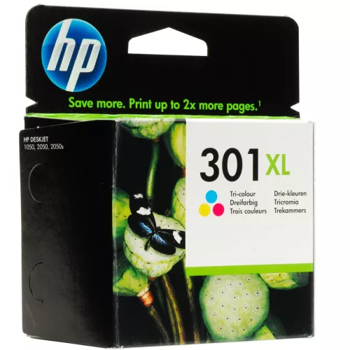 HP 301XL Color CH564EE Eredeti Tintapatron