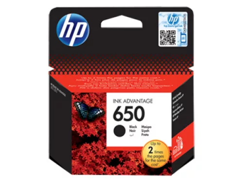 HP 650 Black CZ101AE Eredeti Tintapatron