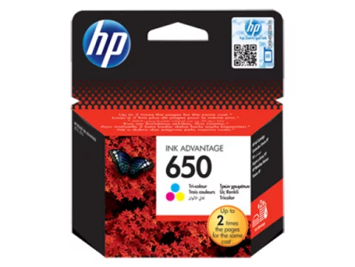HP 650 Color CZ102AE Eredeti Tintapatron