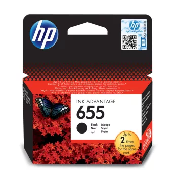 HP 655 Black CZ109AE Eredeti Tintapatron