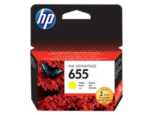 HP CZ112AE No.655 Yellow Eredeti Tintapatron
