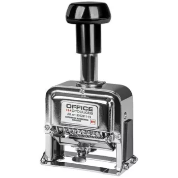   Sorszámbélyegző, automata, fém, 8 karakter, OFFICE PRODUCT
