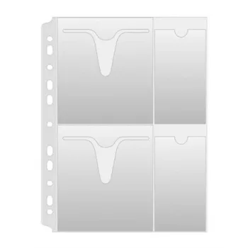   CD/DVD genotherm, lefűzhető, A4, 160 mikron, víztiszta, DONAU