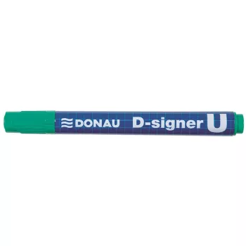   Alkoholos marker, 2-4 mm, kúpos, DONAU "D-signer U", zöld