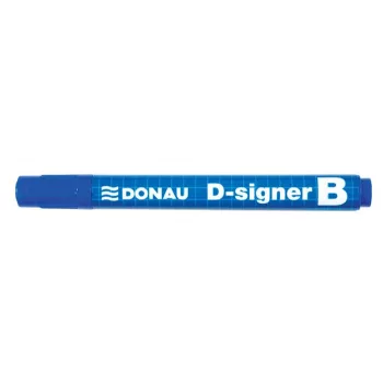   Táblamarker, 2-4 mm, kúpos, DONAU "D-signer B", kék