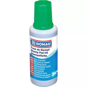 Bélyegzőfesték, 30 ml, DONAU, zöld