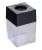 Gemkapocstartó, mágneses, négyszögletű, OFFICE PRODUCTS, átlátszó-fekete