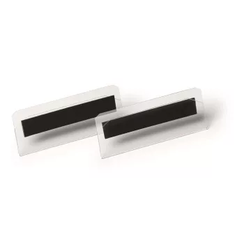   Logisztikai zseb, 100x38 mm, fekvő, DURABLE, mágneses, átlátszó