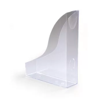   Iratpapucs, műanyag, 73 mm, DURABLE, "Basic", áttetsző